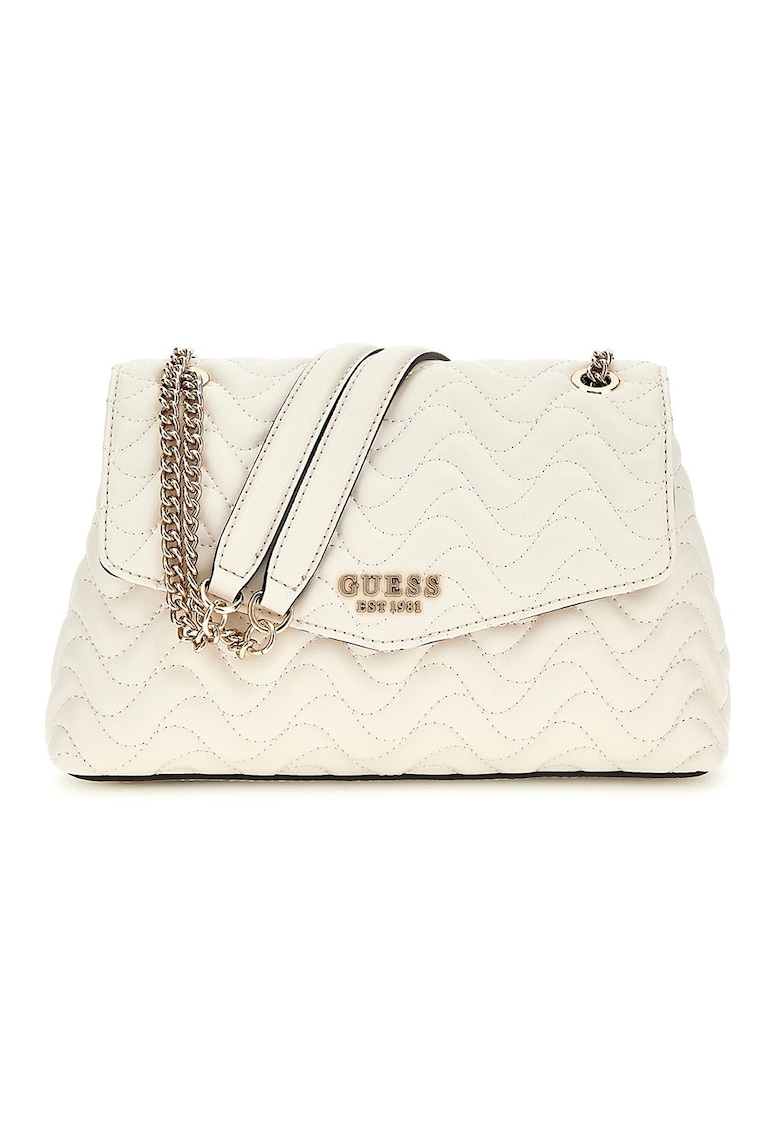 Geanta crossbody din piele ecologica cu aspect matlasat Geanta crossbody din piele ecologica cu aspect matlasat