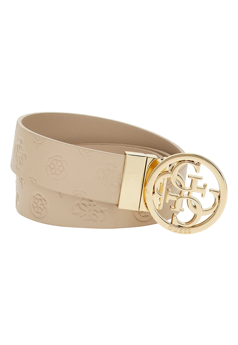 Curea din piele ecologica cu model monograma