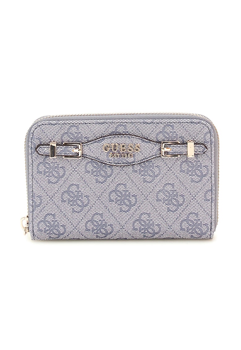 Portofel din piele ecologica cu model monograma