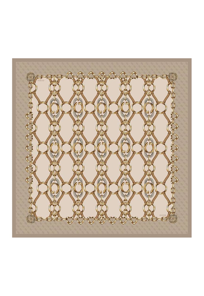 Esarfa patrata cu model