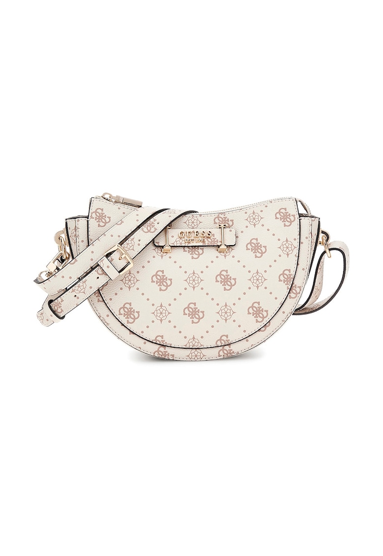 Geanta crossbody cu model monograma