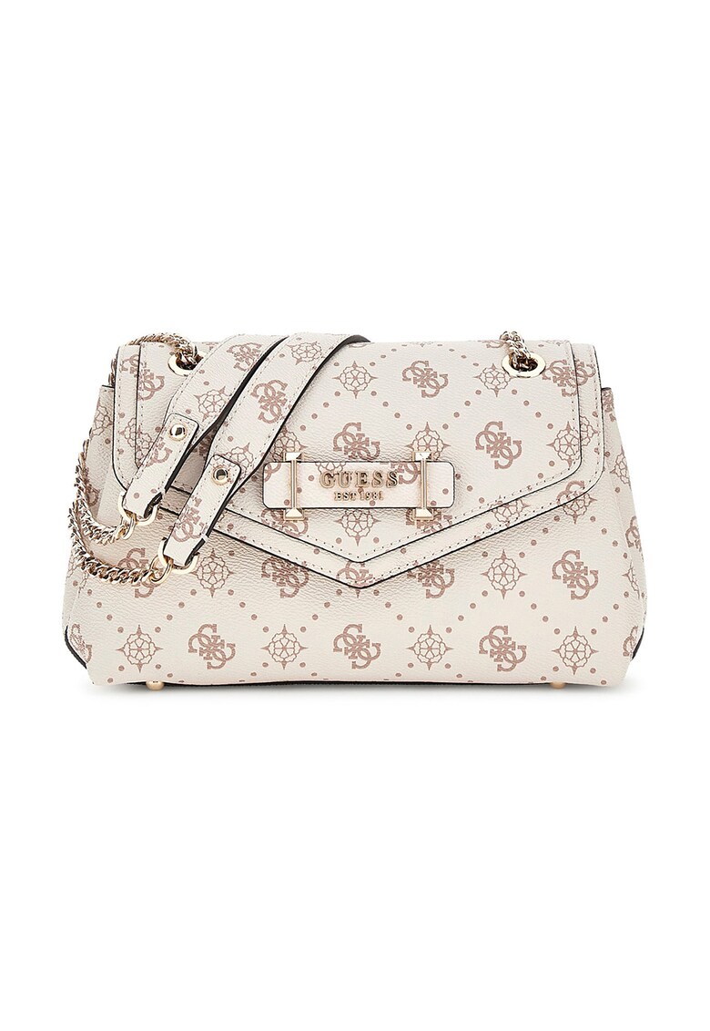 Geanta crossbody cu model monograma