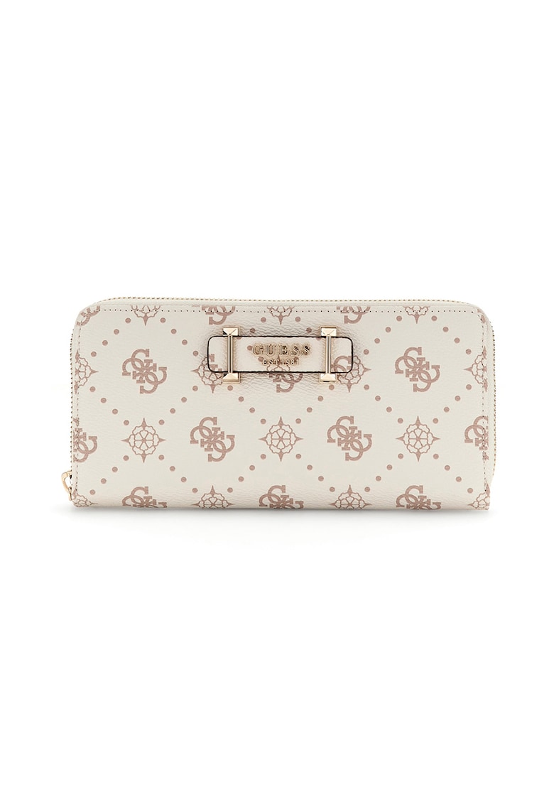 Portofel din piele ecologica cu model monograma