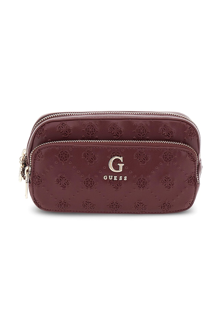 Portofel cu model monograma si fermoar