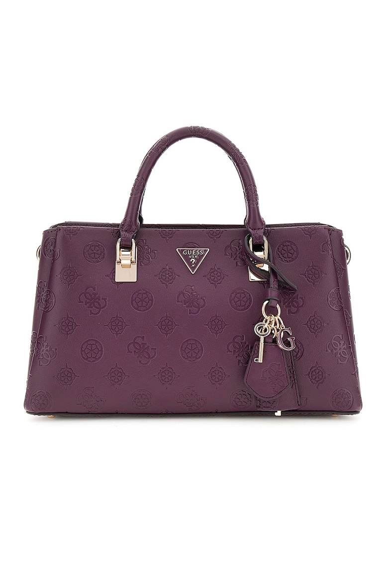 Geanta de umar cu bareta detasabila si model monograma