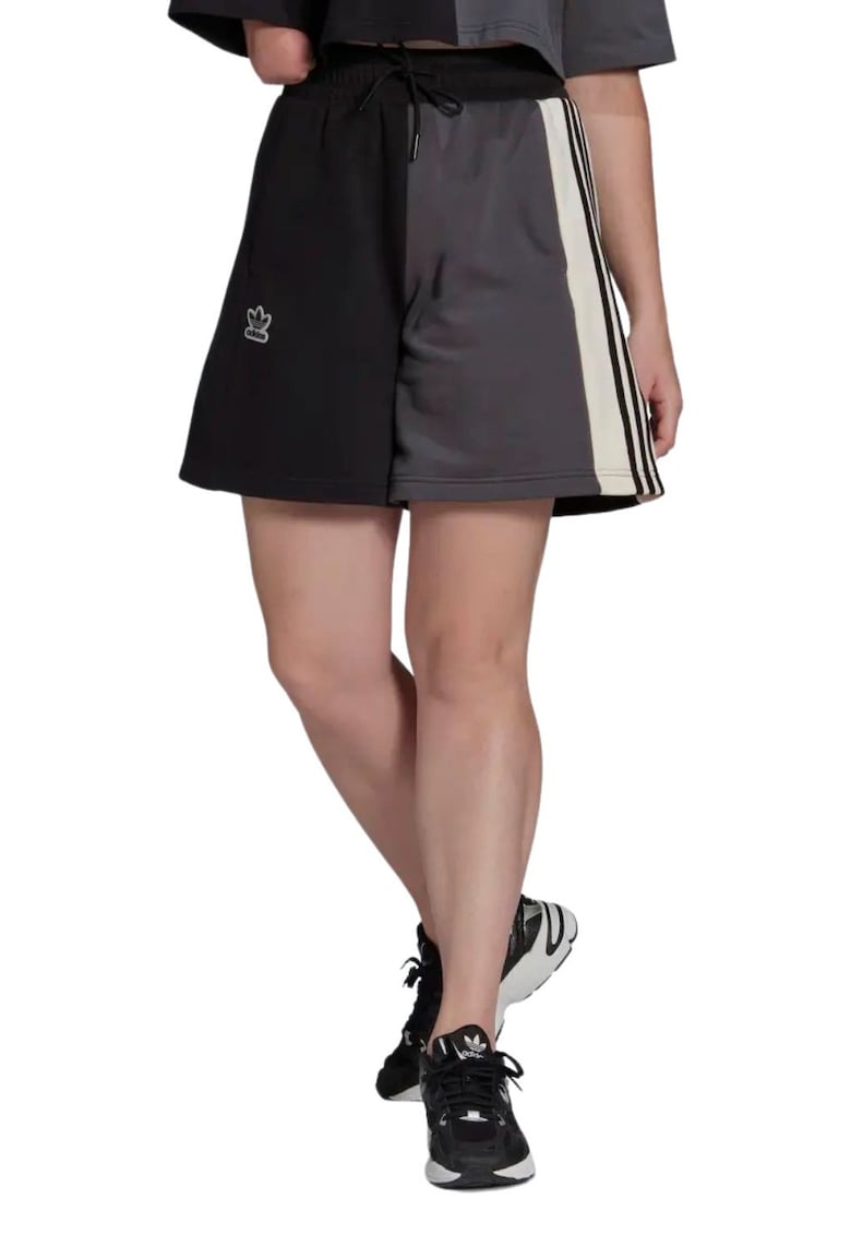 Pantaloni scurti sport dama  bumbac/poliester - multicolor -