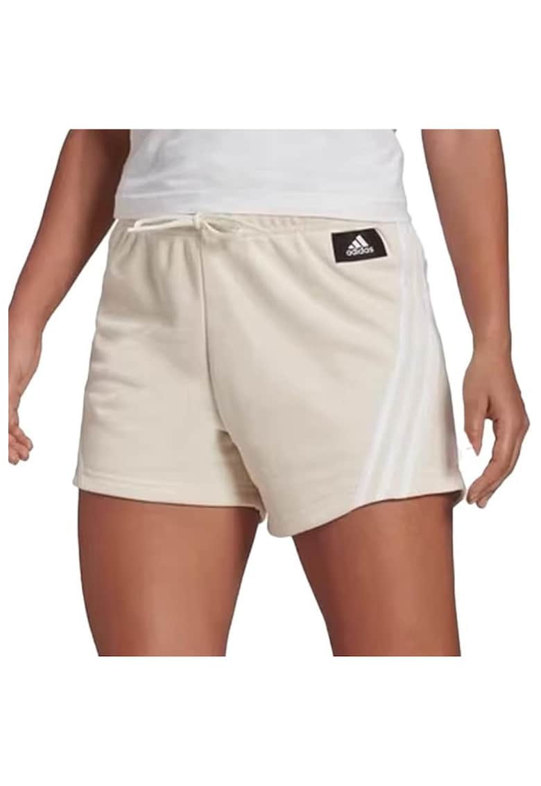 Pantaloni scurti sport dama  bumbac/poliester - bej -