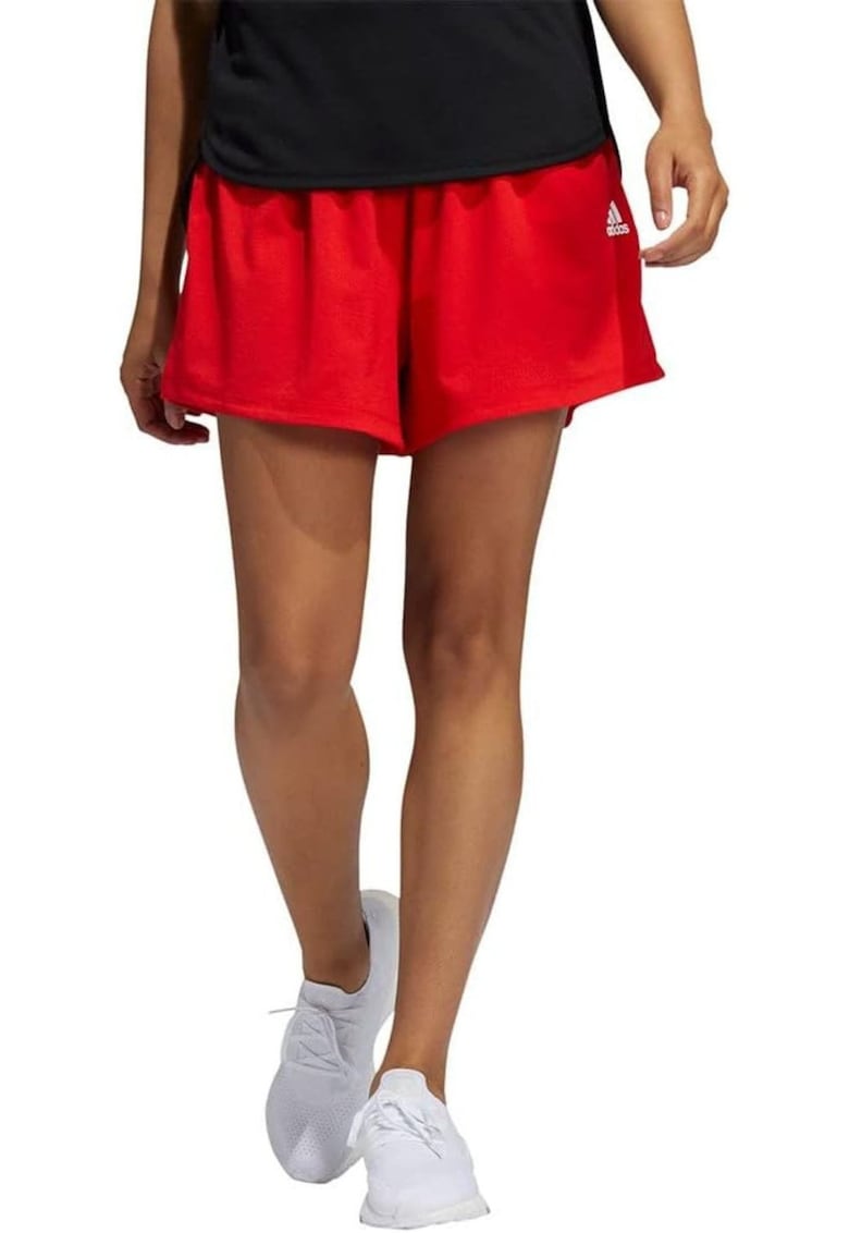 Pantaloni scurti sport dama elastan/poliester - rosu -