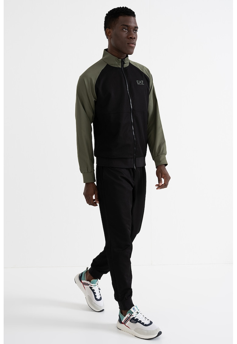 Trening cu logo - Negru/Verde sparanghel