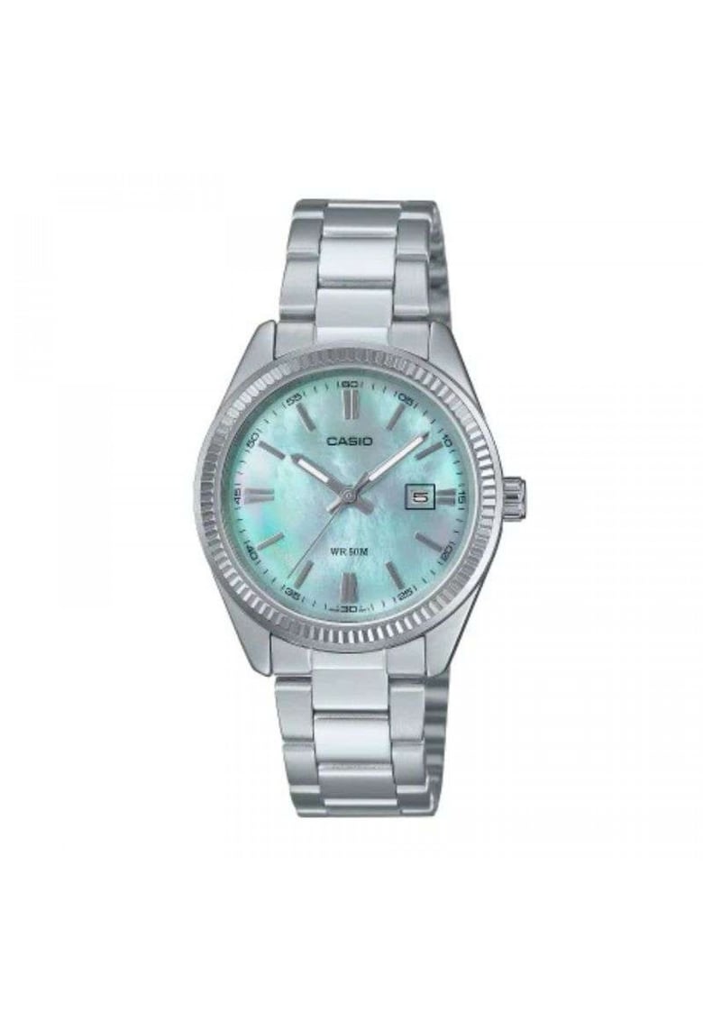 Ceas dama LTP-1302DS-2AV - bratara inox - cadran mother of pearl - rezistent la apa 50M - 30.20x08.80mm