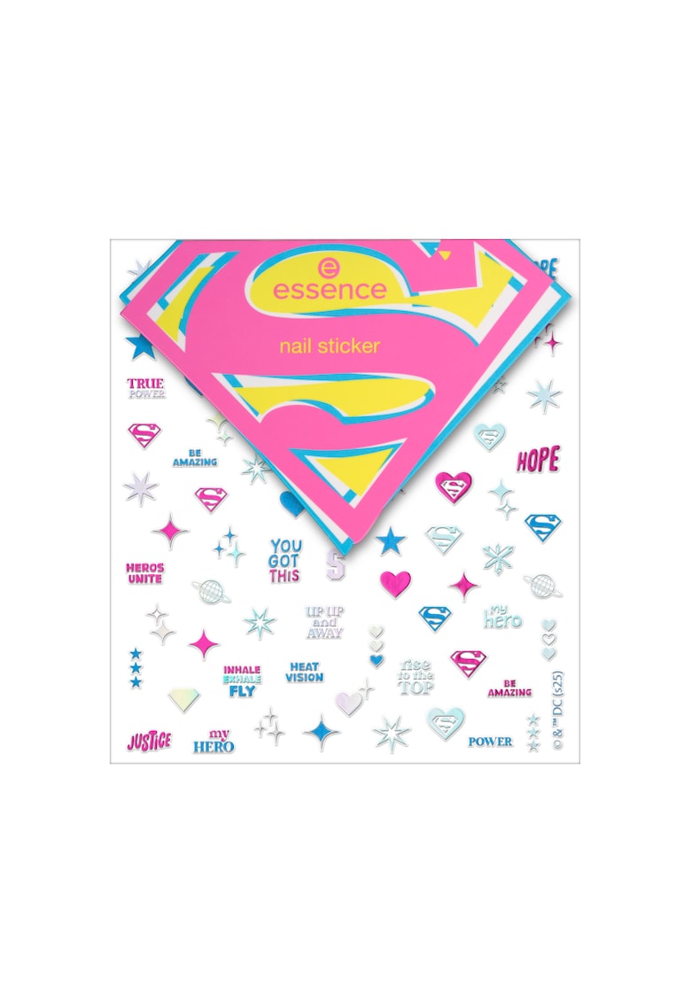 Stickere pentru unghii  Superman - 80 buc