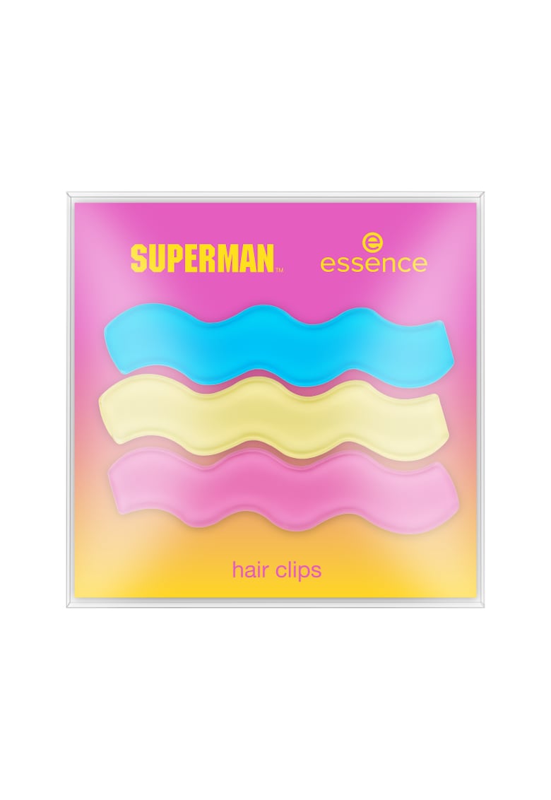 Agrafe pentru par Superman - 3 bucati