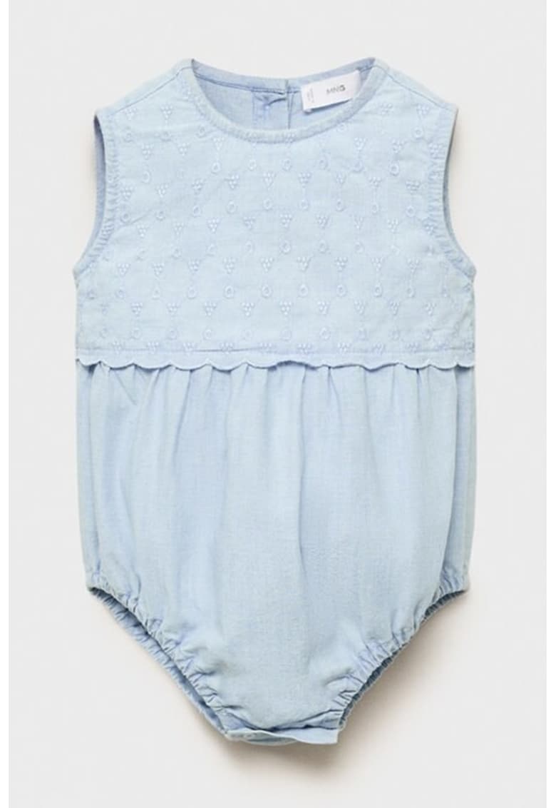 Body din denim cu broderie