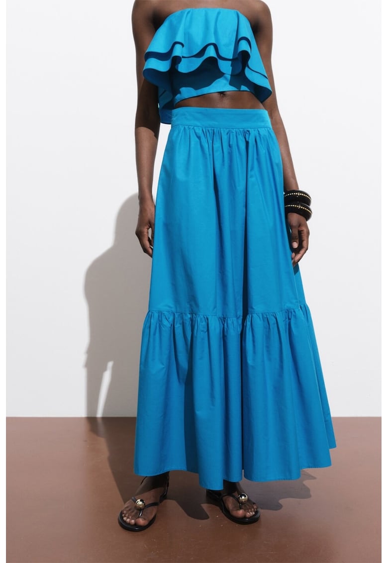 Fusta maxi cu croiala evazata