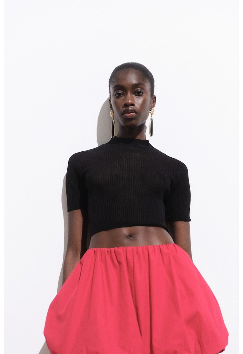 Pantaloni scurti cu model bufant