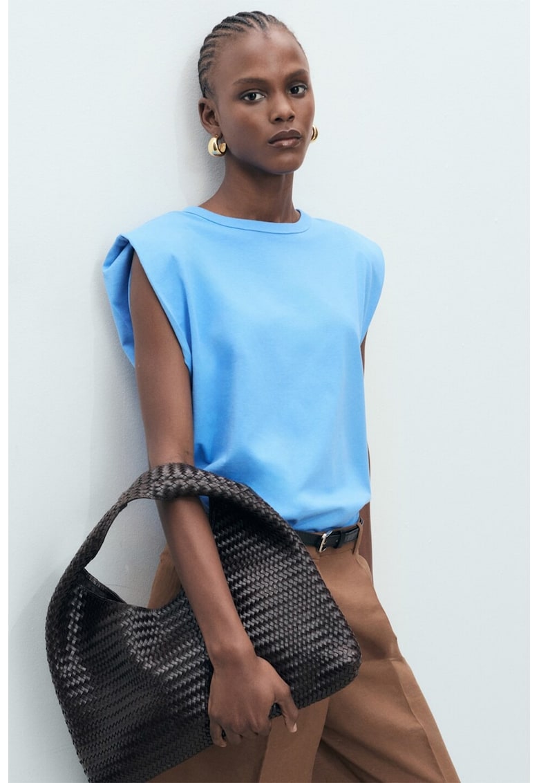 Tricou cu maneci aripioara