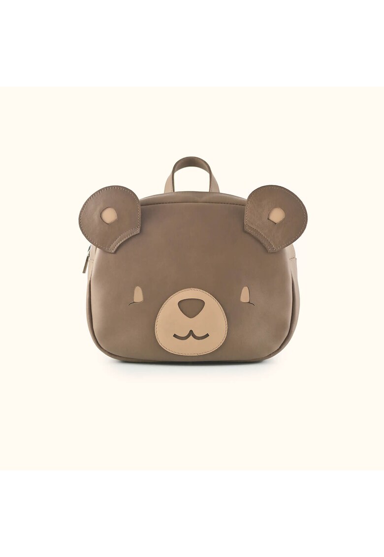 Ghiozdan din piele naturala - Charmin - Maro