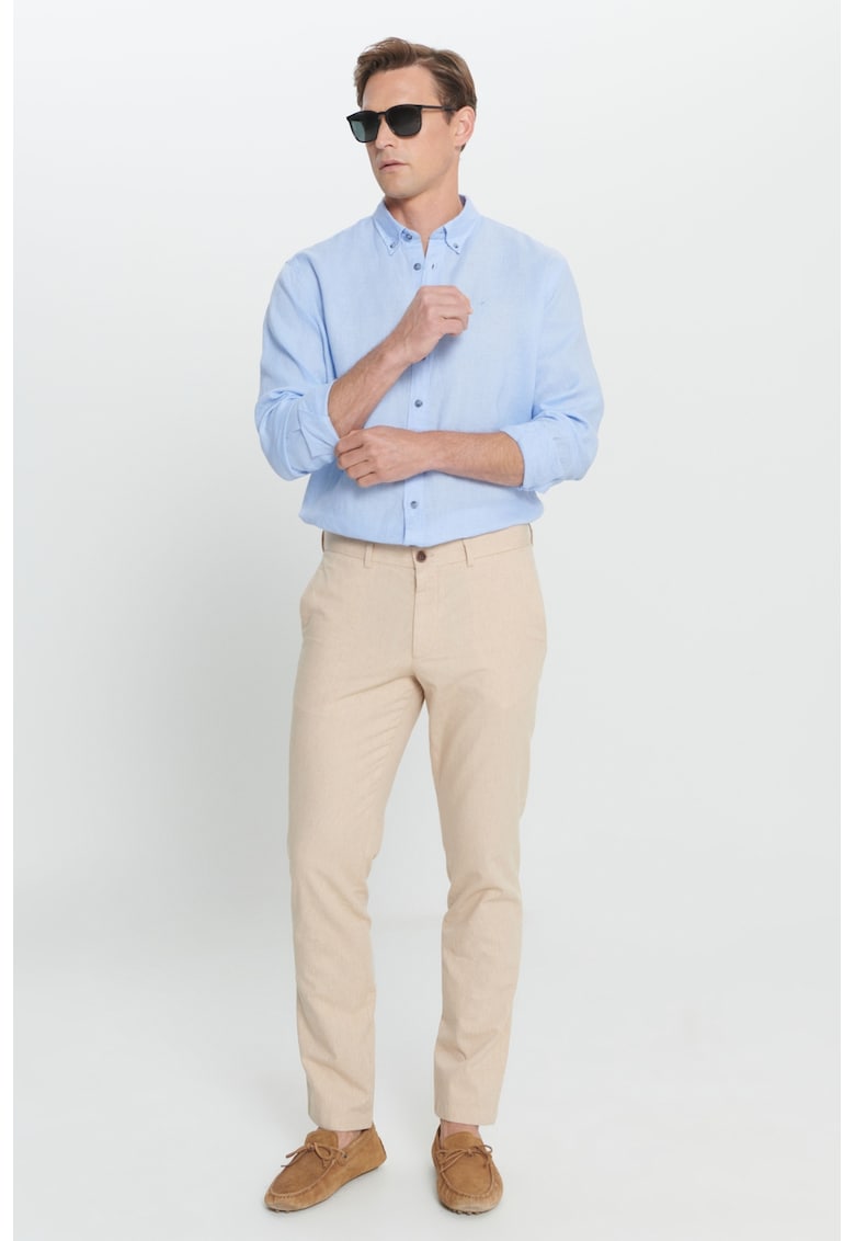 Pantaloni din bumbac cu buzunare oblice