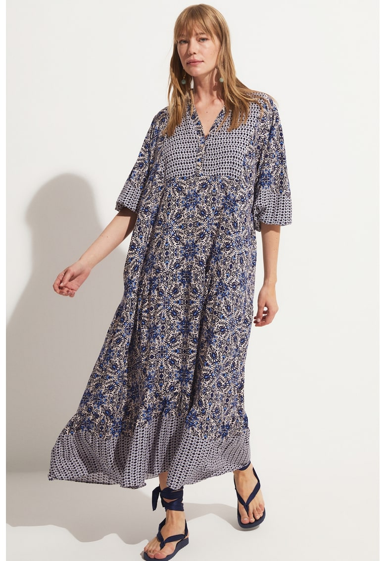 Rochie lejera cu imprimeu etnic