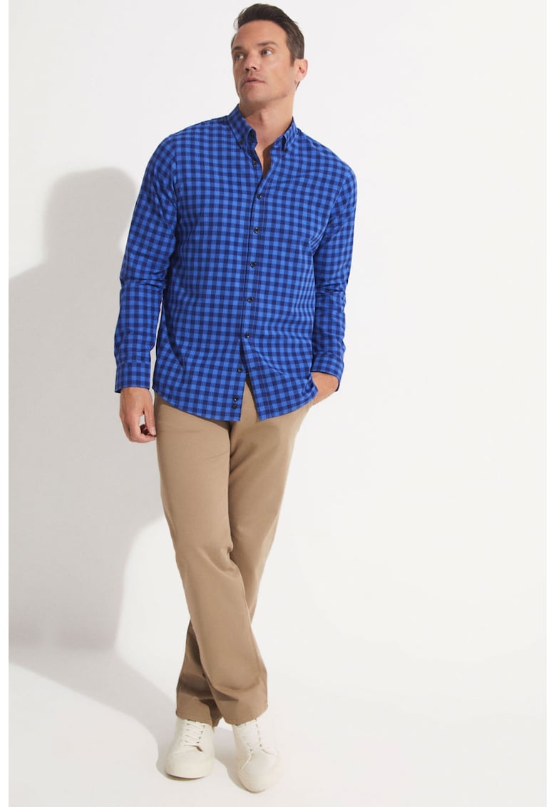 Camasa din bumbac cu guler fixat cu nasturi Camasa din bumbac cu guler fixat cu nasturi