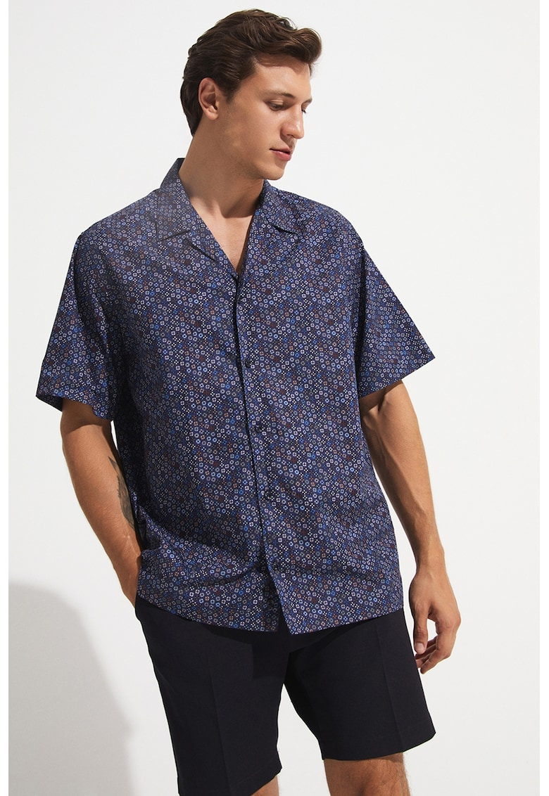 Camasa supradimensionata cu imprimeu floral