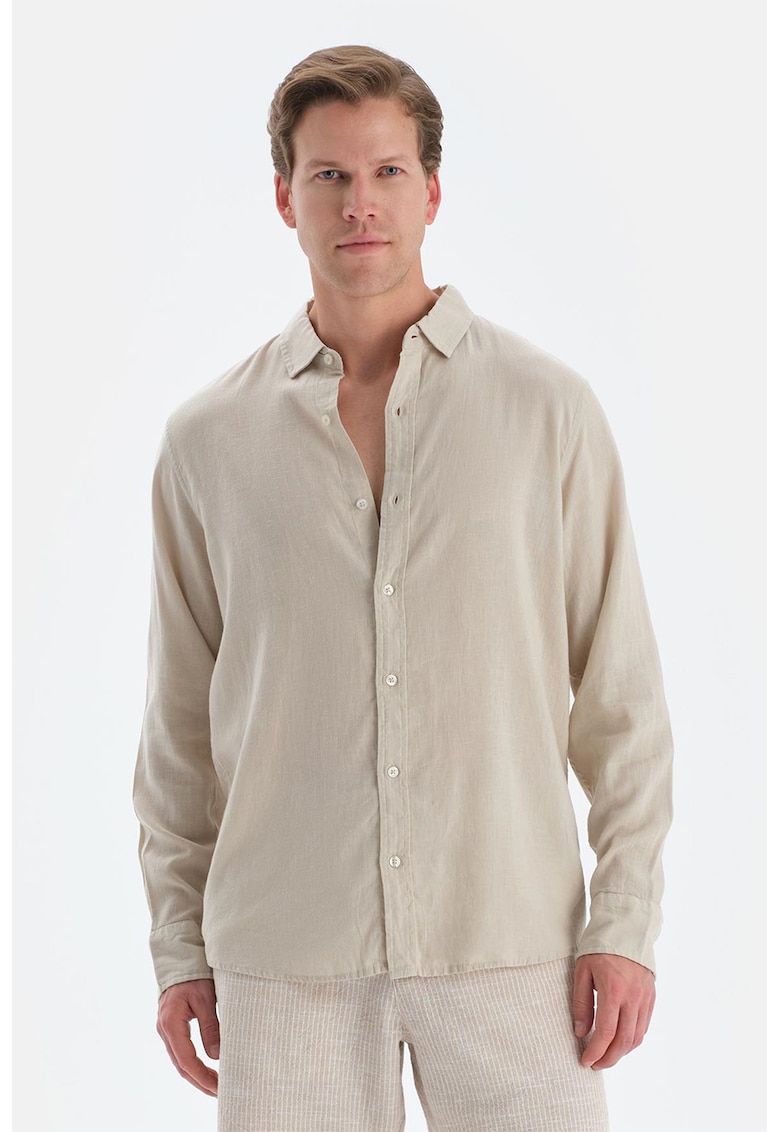 Camasa uni din amestec de in Camasa uni din amestec de in