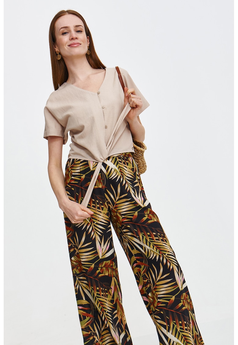 Bluza de in cu decolteu in V