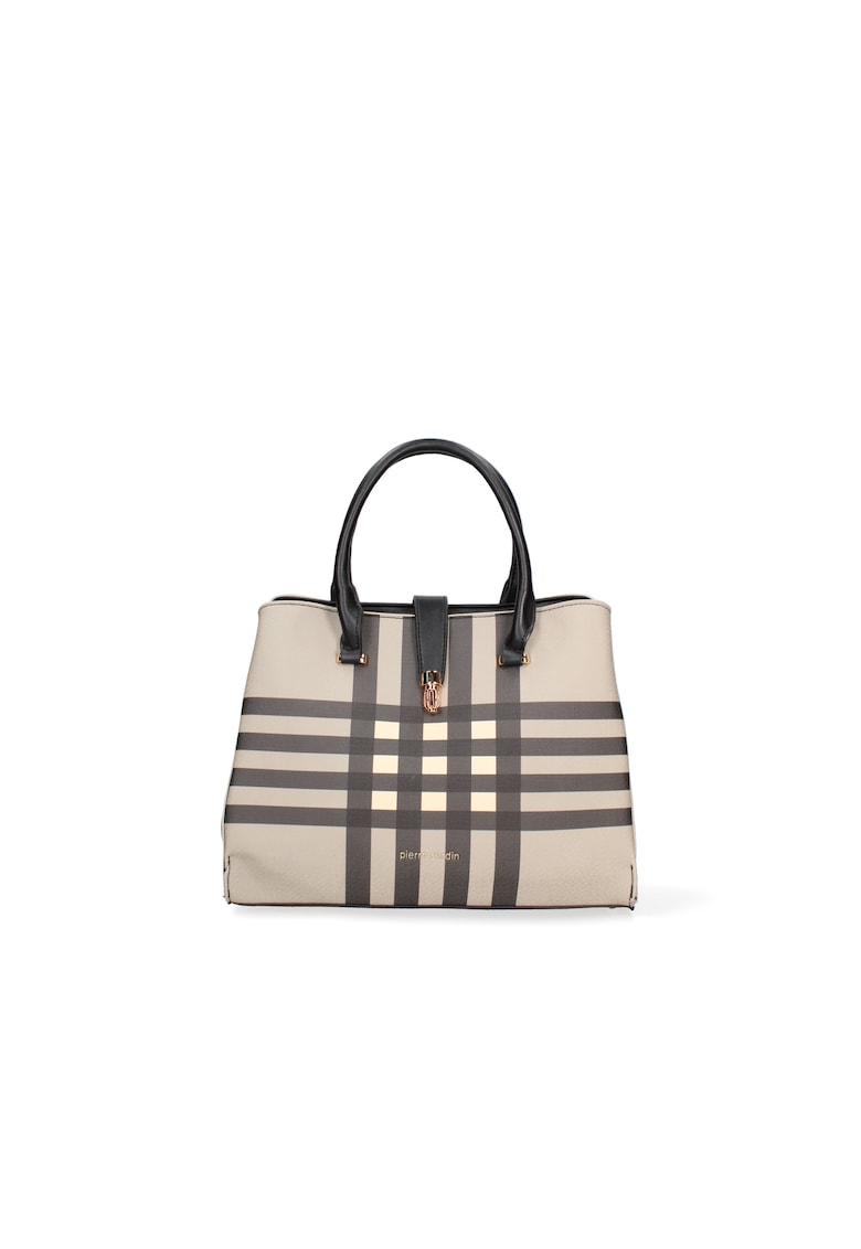 Geanta de piele ecologica cu model si bareta de umar