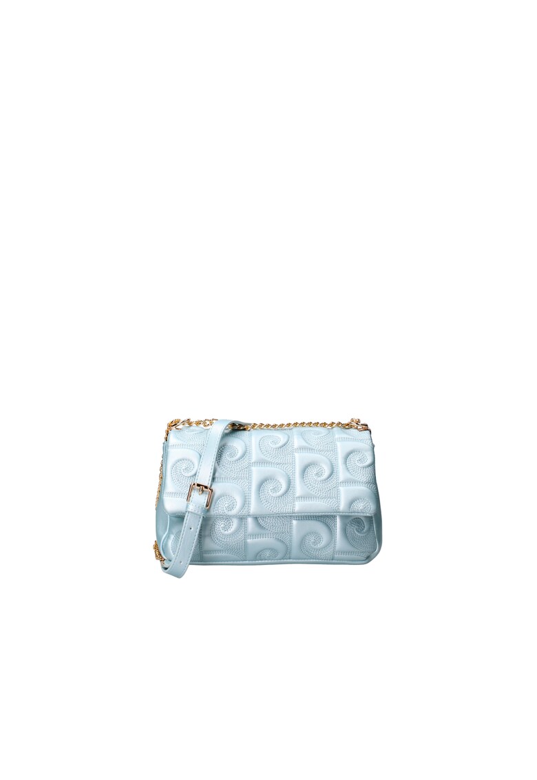 Geanta crossbody cu bareta ajustabila - Albastru pastel