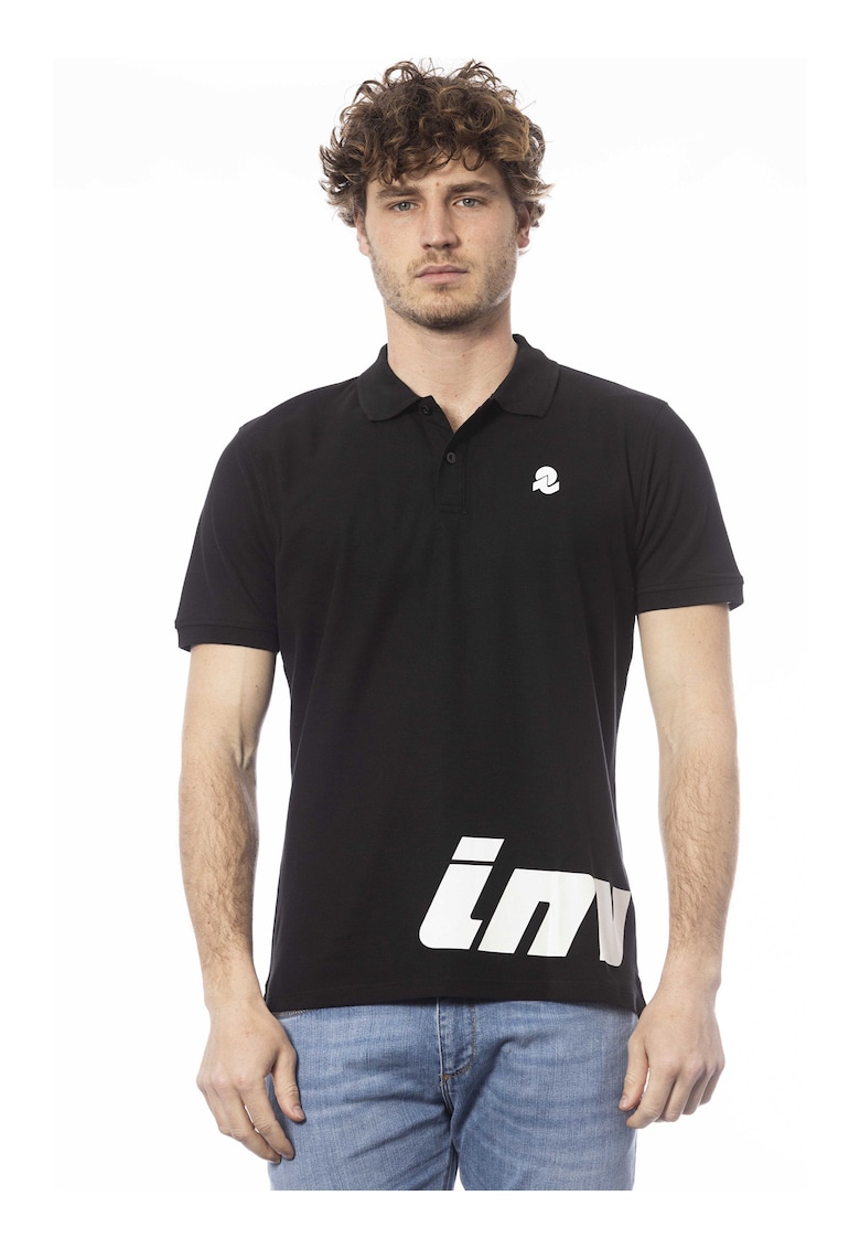 Tricou polo cu logo - Negru