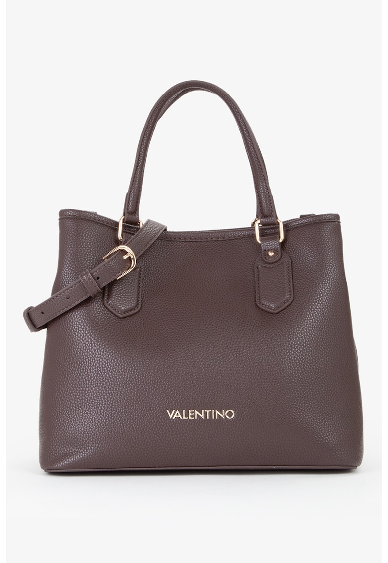 Valentino Bags Geanta shopper din piele ecologica Brixton - Maro inchis
