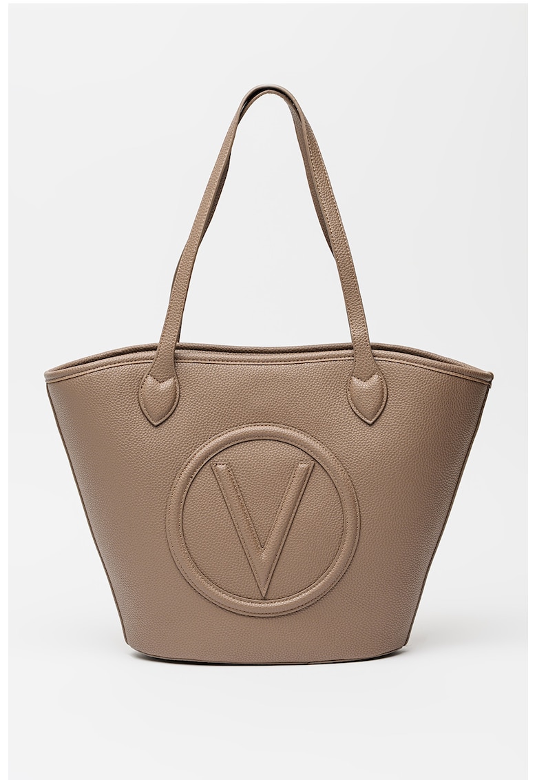 Set de geanta shopper din piele ecologica si etui