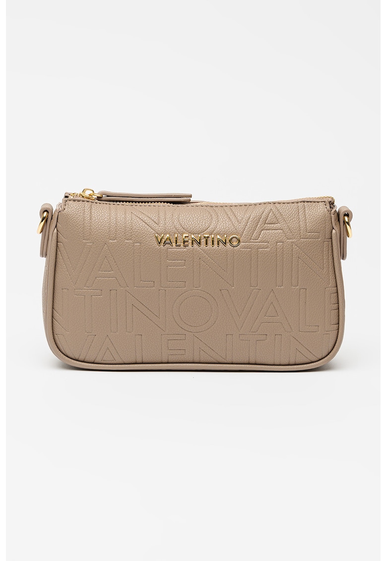 Geanta crossbody din piele ecologica Pansy - Maro inchis