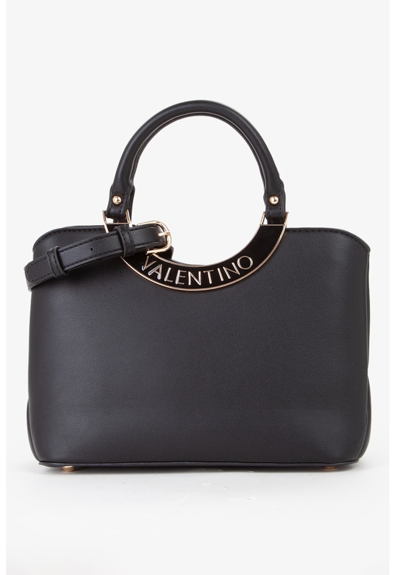 Geanta de piele ecologica cu bareta de umar si logo Wendy