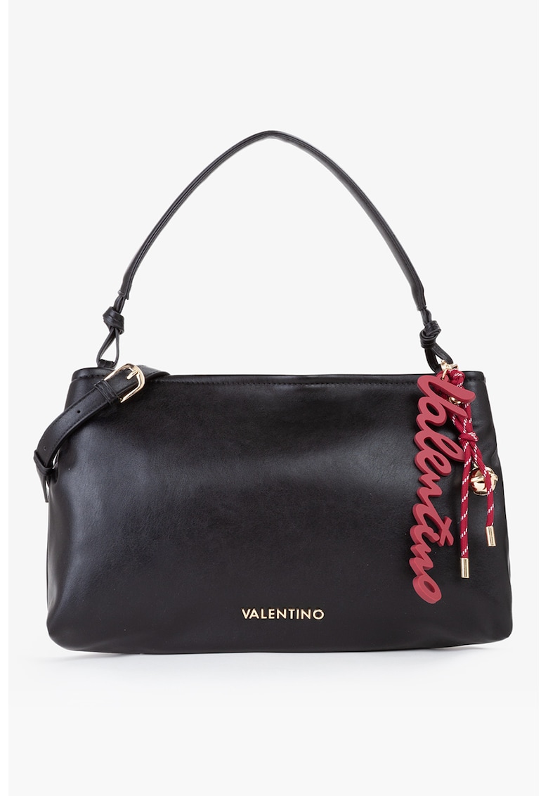 Geanta de umar cu logo metalic - Gri antracit