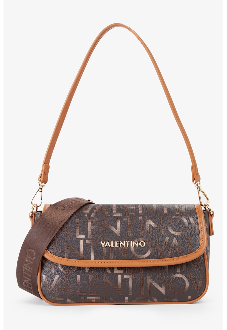 Geanta de piele ecologica cu bareta de umar cu logo