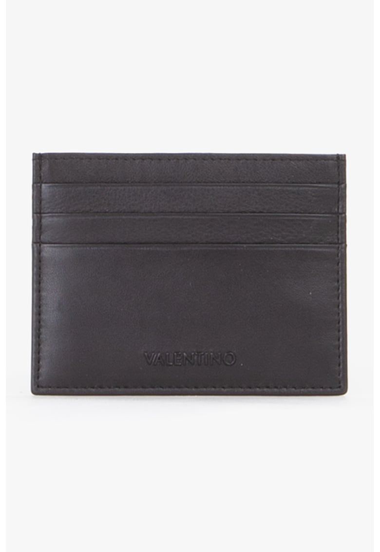 Portcart uni din piele ecologica - Negru