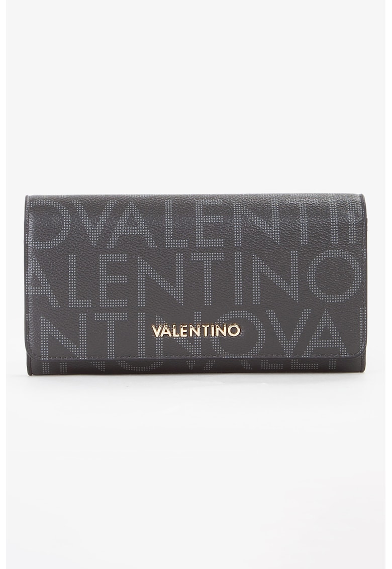 Portofel de piele ecologica cu imprimeu logo