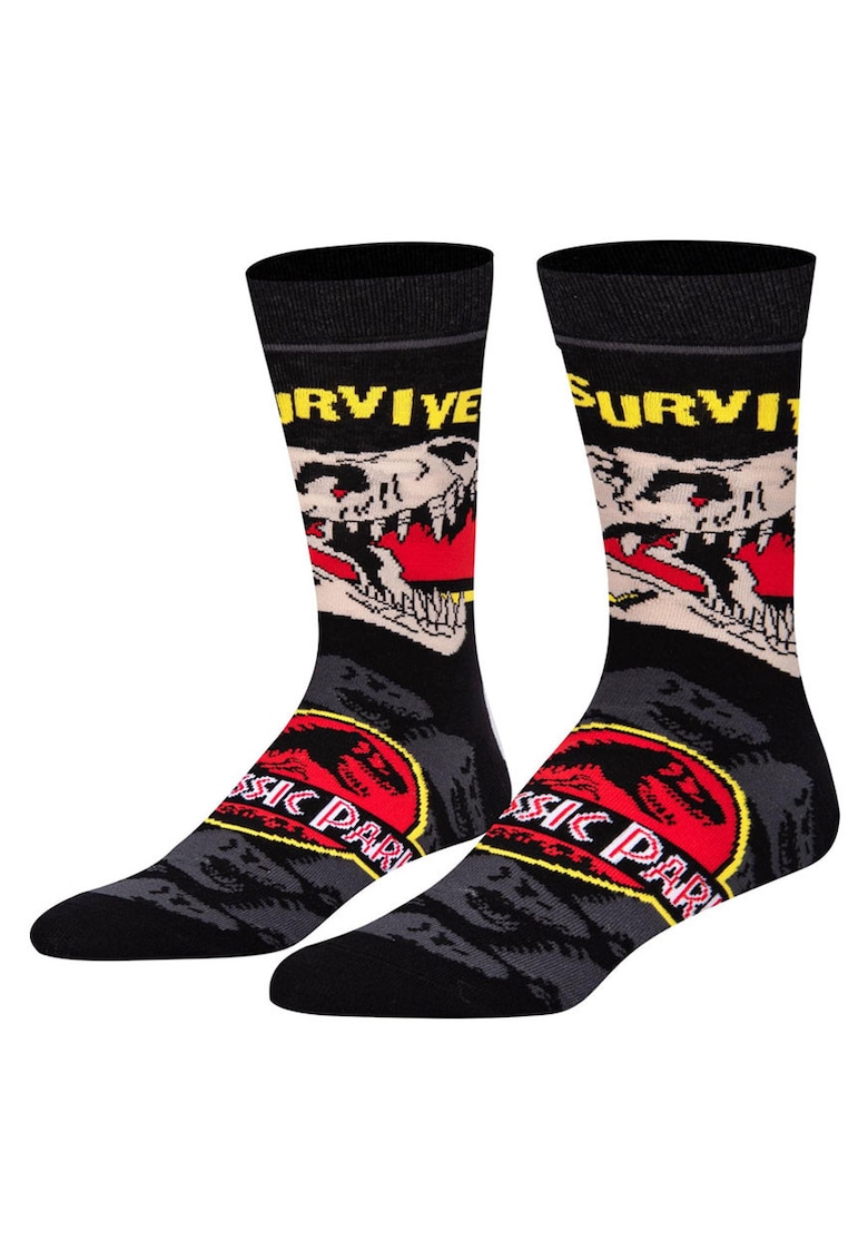 Sosete lungi cu print Jurassic Park