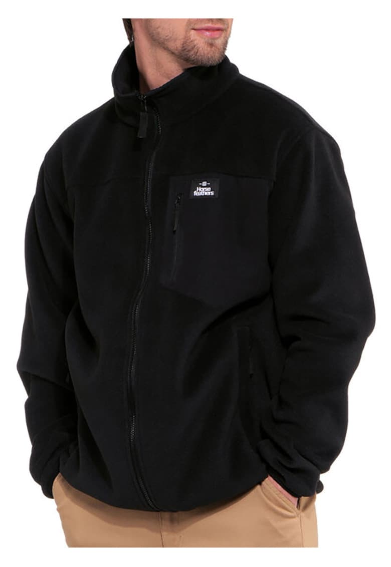 Bluza de trening cu fermoar tip fleece
