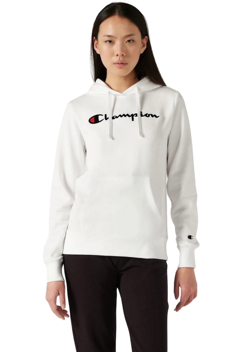 Hanorac sport dama - bumbac/poliester - alb