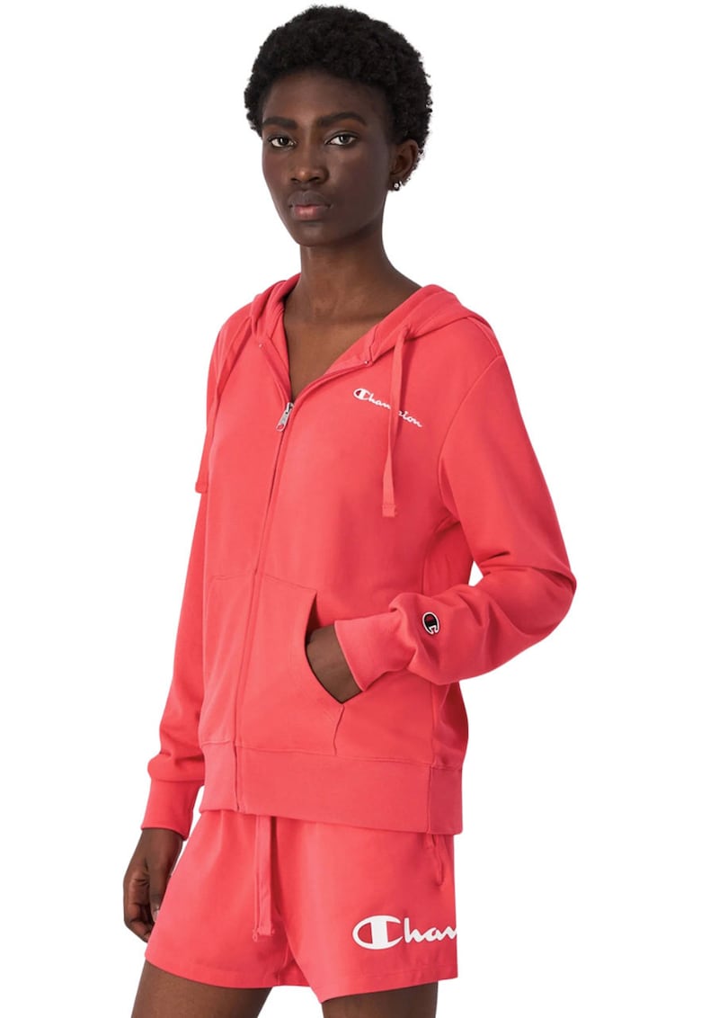 Hanorac sport dama - bumbac/poliester - roz