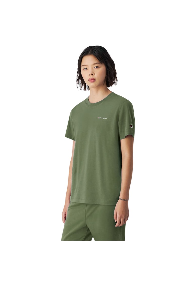 Tricou sport dama - 118091 GS136 - croiala slim - verde - bumbac