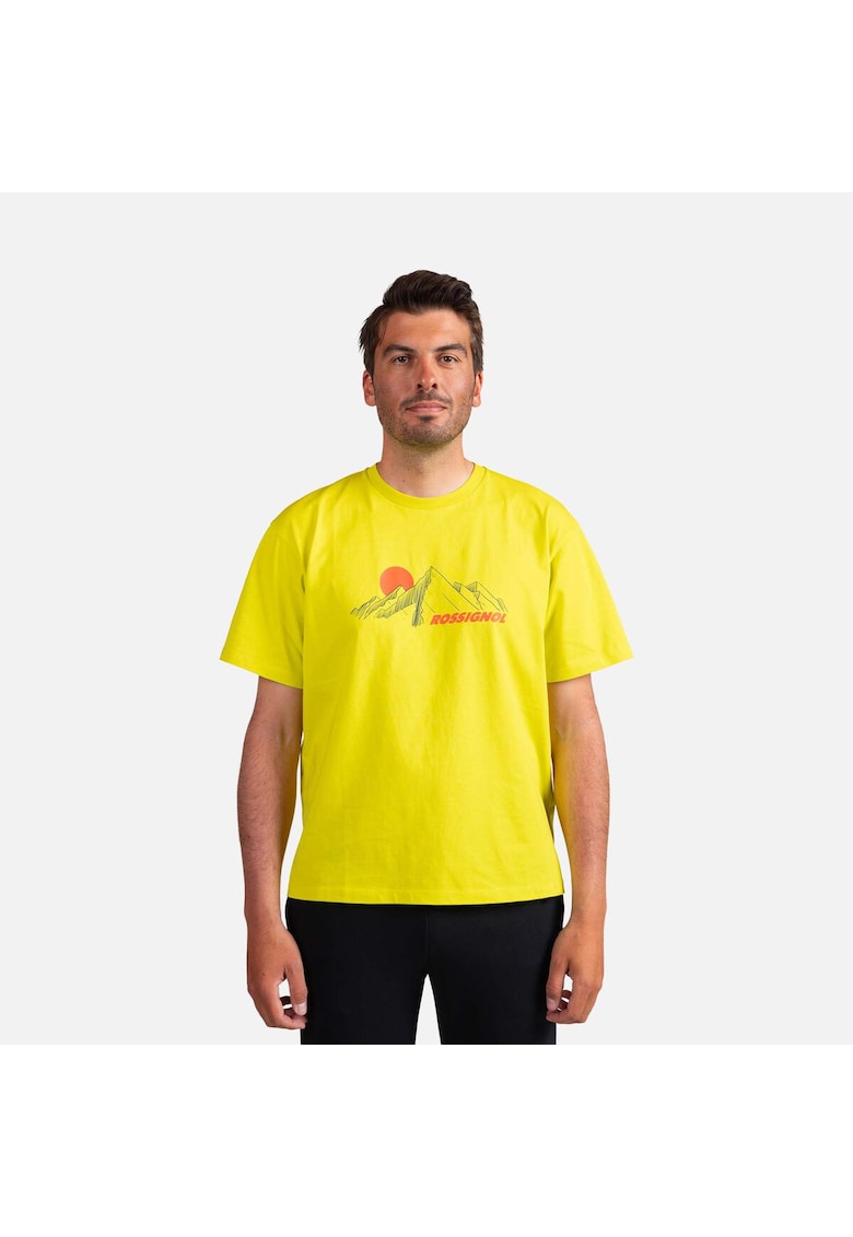 Tricou Waterfall Tee din bumbac organic - Galben