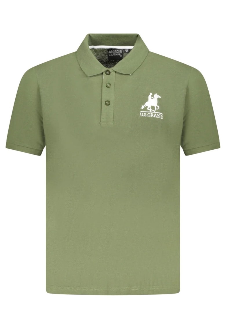 U.S. Grand POLO Tricou polo barbati cu logo brodat - din bumbac - Regular fit