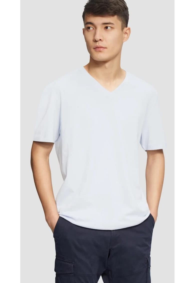 Tricou barbati cu anchior - Regular fit - din bumbac - Verde Tricou barbati cu anchior - Regular fit - din bumbac - Verde