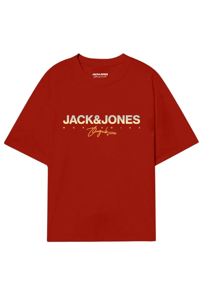 Tricou JACK &JONES Canggu 45508 - Rosu