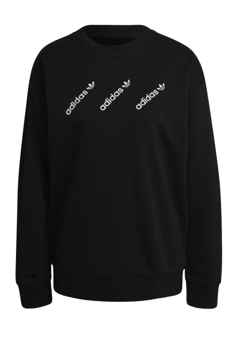 Bluzon din bumbac cu logo -