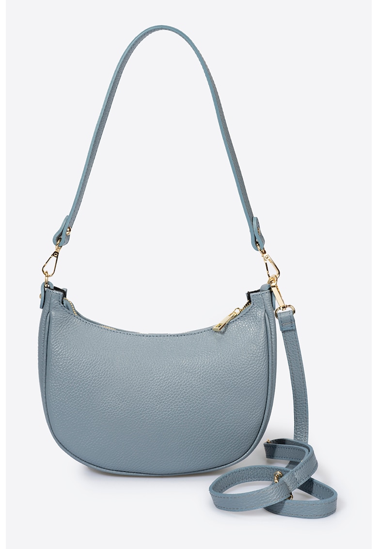 Geanta shopper de piele cu barete detasabile Geanta shopper de piele cu barete detasabile