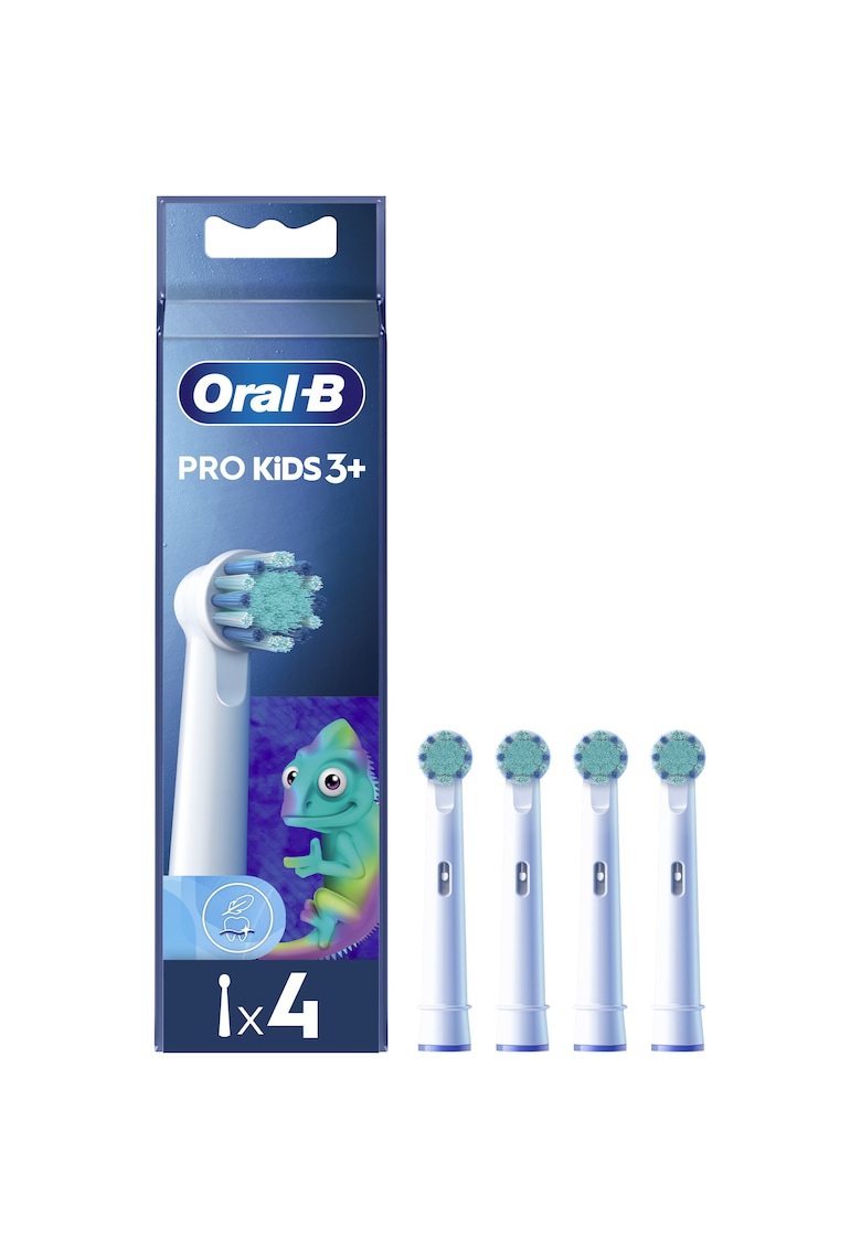 Rezerve periuta de dinti electrica pentru copii Pro Kids Chameleon - 4 buc